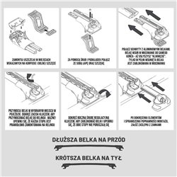 Bagażnik dachowy do Nissan NP300 2015-2020 | Aluminium plasti