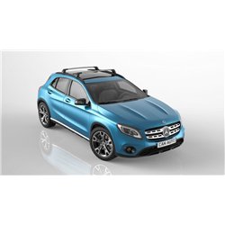 Bagażnik dachowy do Audi A4 Avant Kombi IV 2008-2015 AIR-2 Srebrn