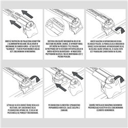 Roof rack for KIA Niro II (SG2) 2022- | AIR-2 Silver Aluminum Plastic