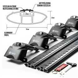 Bagażnik dachowy do Jeep Grand Cherokee IV 2010-2021 | AIR-2 A