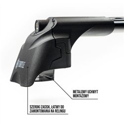 Roof rack for Jeep Grand Cherokee IV (WK2) 2010-2021 | AIR-2 Silver Aluminu