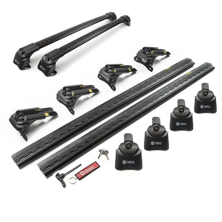 Roof rack for Honda CR-V IV (RM | RE6) 2012-2018 AIR-2 Black Aluminum Plast