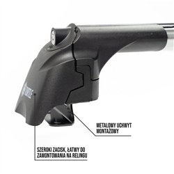 Bagażnik dachowy do Honda CR-V II 2002-2006 | AIR-2 Alumi