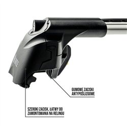 Bagażnik dachowy do BMW iX1 (U11 BEV) 2022- | Aluminium plast