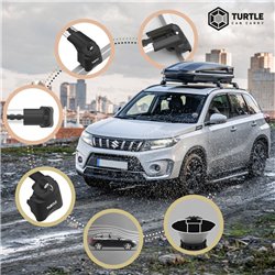 Roof rack for SsangYong Torres I (J100/U100) 2022- | AIR-2 Silver Aluminum