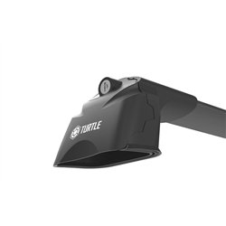 Roof rack for Opel Combo D (X12) 2012-2018 | AIR-3 Black Aluminum Plastic