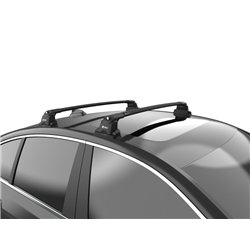 Roof rack for BMW 2 Series Coupe (F22) 2014-2021 | AIR-3 Black Aluminum Pla