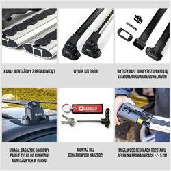 Bagażnik dachowy do Volkswagen VW Amarok I PRE-FL 2010-2016 | Sr