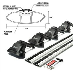 Bagażnik dachowy do Volkswagen VW Amarok I PRE-FL 2010-2016 | Sr