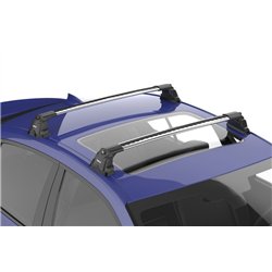 Roof rack for Opel Zafira Life I (V) 2019- | AIR-3 Silver Aluminum Plastic