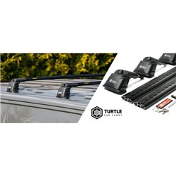 Roof rack for Jeep Grand Cherokee III (WK/WH) 2005-2010 | AIR-3 Black Alumi