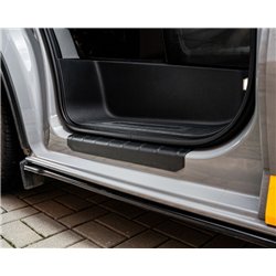 Front sill trims for Volkswagen VW Transporter (T7) 2025- | Black ABS