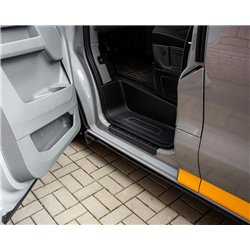 Front sill trims for Ford Tourneo Custom II (V710) 2023- | Black ABS