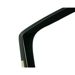 Side window deflectors for Mercedes Citan (W420) 2021- | Translucent black