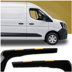 Owiewki szyb bocznych do Renault Master IV 2024- | Półprzezroczys