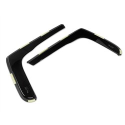 Side window deflectors for Renault Master IV (XDD/RDA) 2024- | Translucent