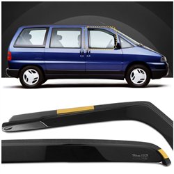 Front side window deflectors for Peugeot 806 I (221/A) 1994-2002 | Transluc