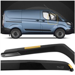 Front side window deflectors for Ford Transit Custom I (V362 | FY/FZ/F3) 20