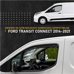 Front side window deflectors for Ford Transit Connect II (Mk2 | V408) 2013-