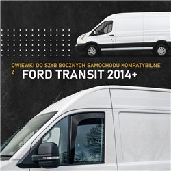 Front side window deflectors for Ford Transit VII (V363 | FAD/FBD) 2014- Tr