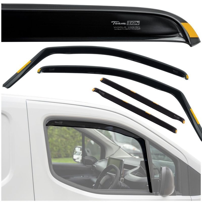 Owiewki szyb bocznych Ford Transit Connect II (Mk2 V408) 2013-2024 Pół