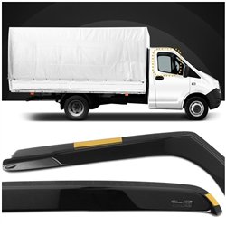 Front side window deflectors for Iveco Daily II 1999-2014 | Translucent bla
