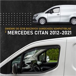 Owiewki szyb bocznych przednich Mercedes Citan (W415) 2012-2021 Półprz