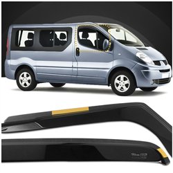 Front side window deflectors for Opel Vivaro A (X83) 2001-2014 | Translucen