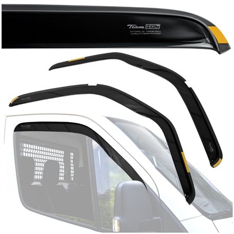 Front side window deflectors for Nissan NV400 I (M) PRE-FL 2010-2019 | Tran