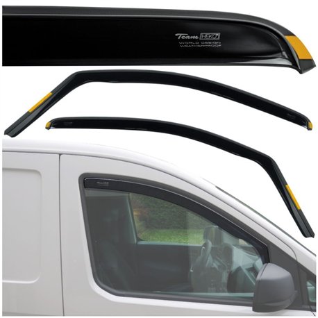 Front side window deflectors for Volkswagen VW Caddy (SB | SK) 2020- Transl