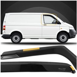 Front side window deflectors for Volkswagen VW Caravelle (T5) 2003-2015 | T