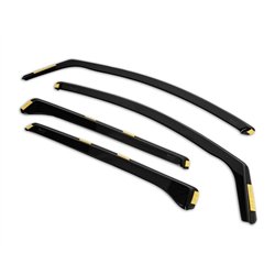 Side window deflectors for Dacia Jogger I (DJF) 2022- | Translucent black s