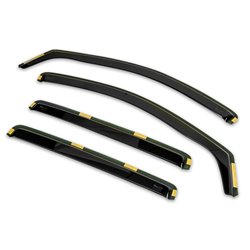 Side window deflectors for Ford Ranger IV (P703 | 2AB) 2023- Translucent bl