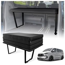Complete bed with mattress for the boot Ford Tourneo Custom II (V710) 2023-