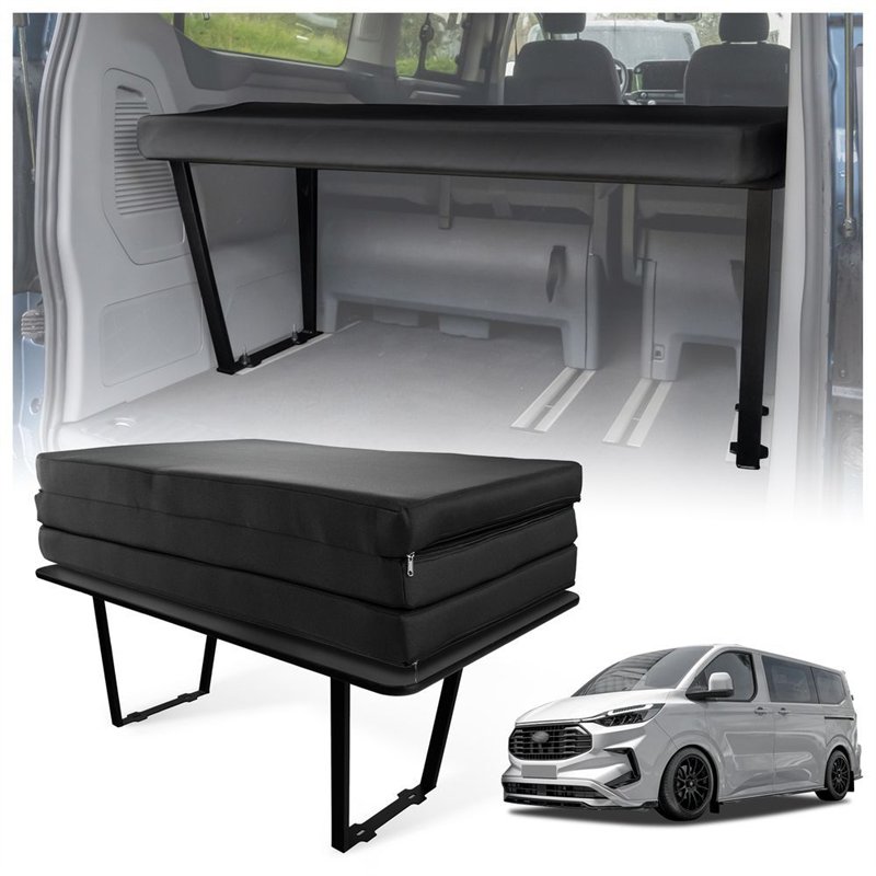 Complete bed with mattress for the boot Ford Tourneo Custom II (V710) 2023-