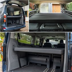 Complete bed with mattress for the boot Ford Tourneo Custom II (V710) 2023-