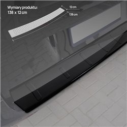 Rear bumper trim for Mercedes V-Class (W447) 2014- | Black ABS