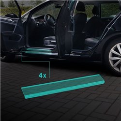 Listwy progowe przednie Suzuki Grand Vitara II 3D 2005-2015 stal ka