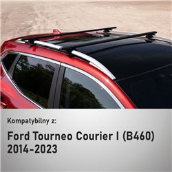 Roof rack for Ford Tourneo Courier I (B460) 2014-2023 Solidbar BLT Steel