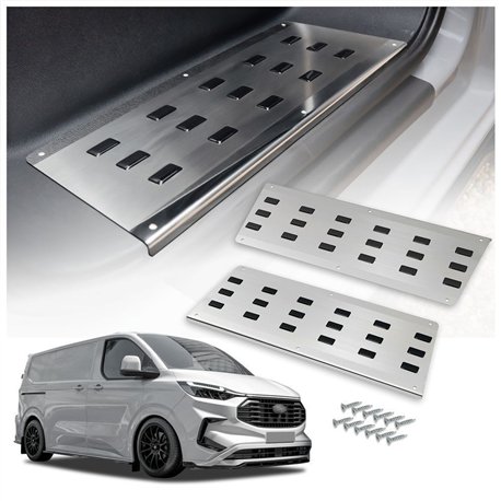 Covers for front interior steps Ford Transit Custom II (V710) 2023- steel