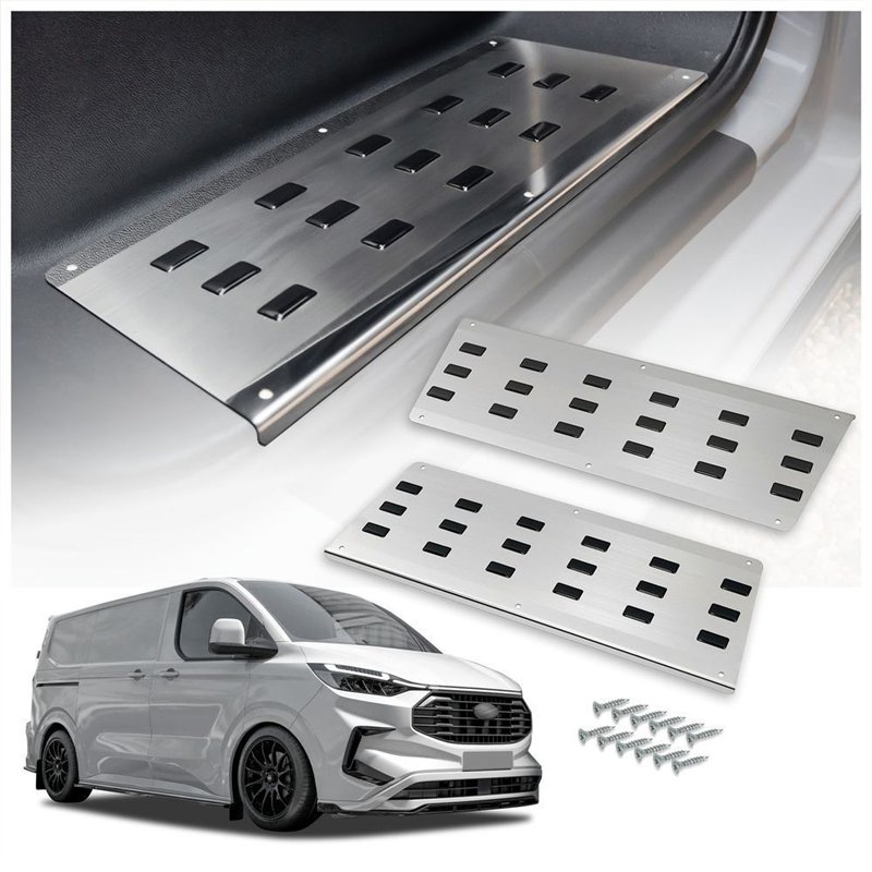 Covers for front interior steps Ford Transit Custom II (V710) 2023- steel