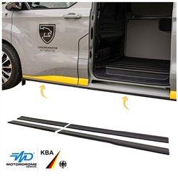 Side skirt extensions for Ford Transit Custom II V710 L2 LWB 2023- ABS