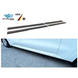 Side skirt extensions for Ford Transit Custom II V710 L2 LWB 2023- ABS