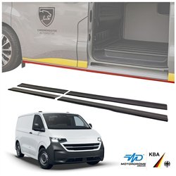 Side skirt extensions for Volkswagen VW Transporter T7 L2 LWB 2025- ABS