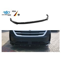 Front splitter for Volkswagen VW Caravelle (T7) 2025- | Black ABS