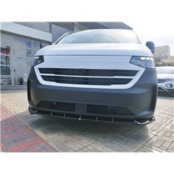 Front splitter for Volkswagen VW Transporter (T7) 2025- | Black ABS