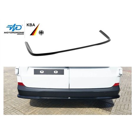 Rear bumper lip for Ford Tourneo Custom II (V710) 2023- | Black ABS
