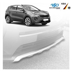 Front bumper lip for KIA Sportage IV (QL) PRE-FL 2016-2018 | Black ABS
