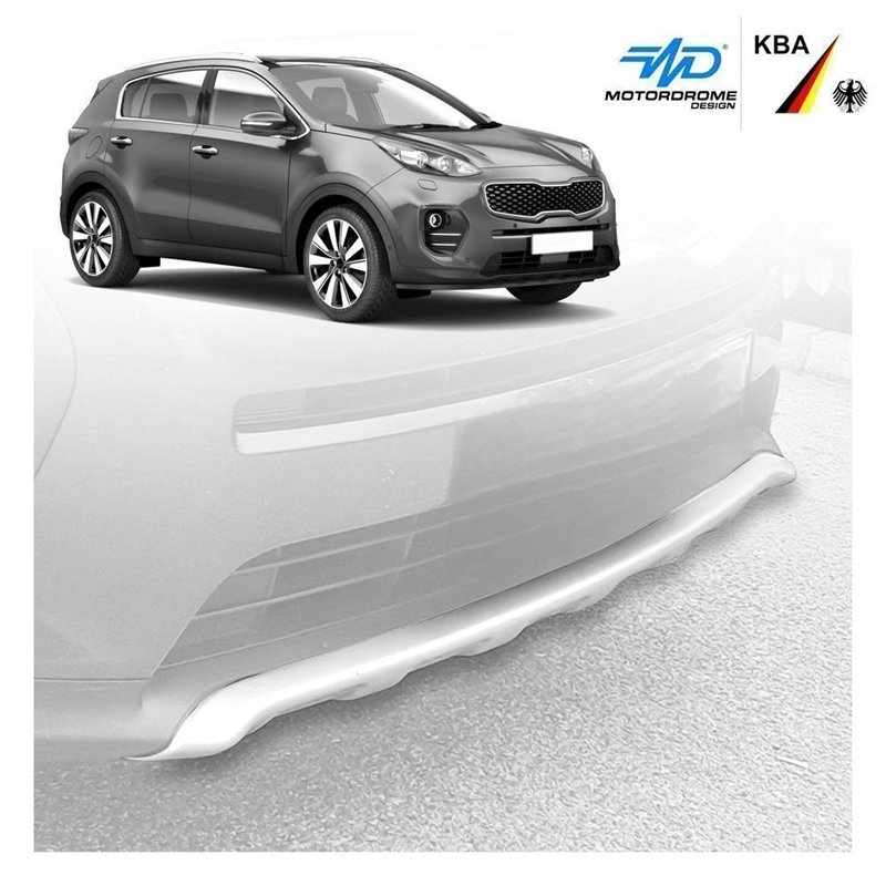 Front bumper lip for KIA Sportage IV (QL) PRE-FL 2016-2018 | Black ABS