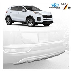 Rear bumper lip for KIA Sportage IV (QL) PRE-FL 2016-2018 | Black ABS